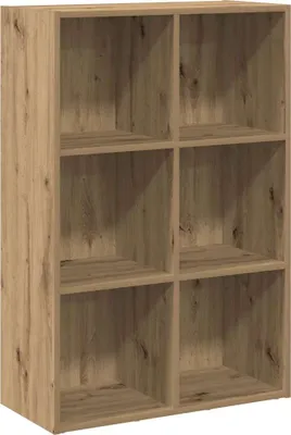 Image de vidaXL Bibliothèque/Sideboard Chêne Artisan 66x30x98 cm Matériau dérivé du bois