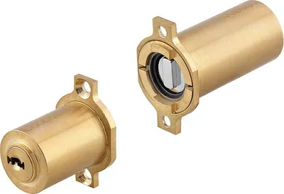 Image de Cylindre rond adaptateur T2 FIC, 33x50mm, diamètre 26mm, 4 clés - THIRARD