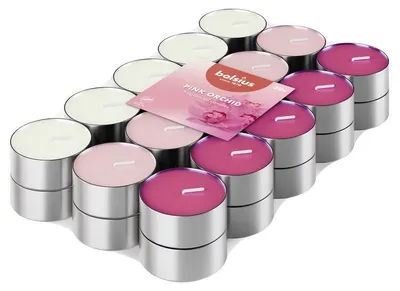 Zdjęcie produktu dla Bolsius podgrzewacze zapachowe 3,5h 30 szt. Orchidea