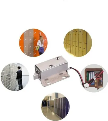 Zdjęcie produktu dla 1x elektryczny zamek magnetyczny do montażu górnego do szuflady DC 6V / 12V