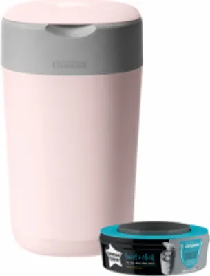 Obrázok produktu pre Tommee Tippee Kôš na plienky Twist & Click na odstraňovanie plienok odolný voči zápachu ružový