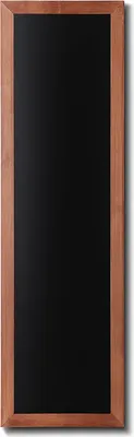 Produktbild von Kreidetafel Holz, flacher Rahmen, teak, 40x120 cm