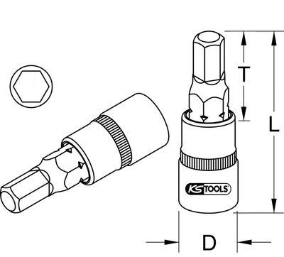 Produktbild von KS TOOLS Stecknuss 1/2 917.1322