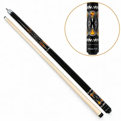 Produktbild von Pegasi Classic Billard Queue - 146cm - Zweiteilig Geronimo - 13mm Pomeranian - Snooker queue - Biliard Köhl - Pool Queue - Für das Hobby geeignet - Ahornholz