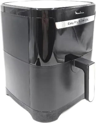 Obrázok produktu pre Moulinex Easy Fry & Grill XXL EZ801810, Teplovzdušná fritéza, 6,5 L, 1,5 kg, 8 osôb, Dvojitý, Čierna, Nerezová oceľ
