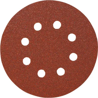 Immagine prodotto di Disco abrasivo in carta con velcro Starcke (A) con 8 fori, diametro 125 mm, grana: 80