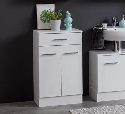 Produktbild von Unterschrank Badschrank Holzschrank Seitenschrank Beistellschrank "Riga V"