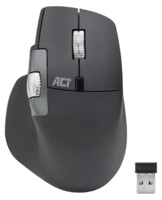 Obrázek produktu pro ACT AC5147, Pro praváky, Laser, RF bezdrátové + Bluetooth, 4800 DPI, Šedá