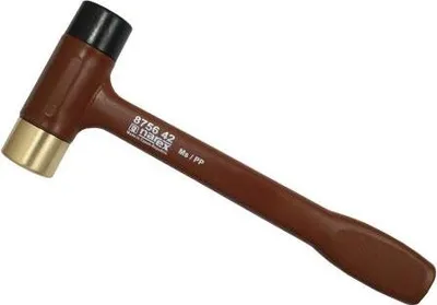Obrázek produktu pro Palička s mosazným a plastovým úderným koncem, 290 mm