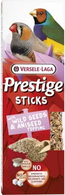 Immagine prodotto di Bastoncini Premium per piccoli passeri con mix di semi selvatici e anice 60G Bastoncini per piccoli passeri con semi selvatici e anice - 60G Mangime per uccelli
