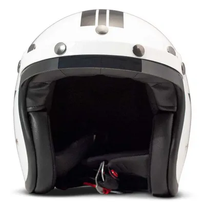 Produktbild von Off Road Frontvisier mit 3 weißen Knöpfen für den DMD Vintage Seventyfive Racer Helm