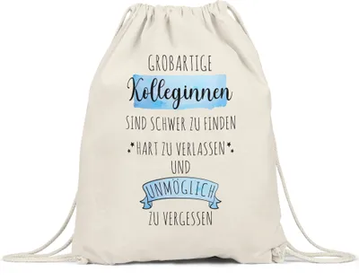 Produktbild von Großartige Kolleginnen Sind Schwer Zu Finden Turnbeutel Gymsack  Danke Geschenk Hart Zu Vergessen