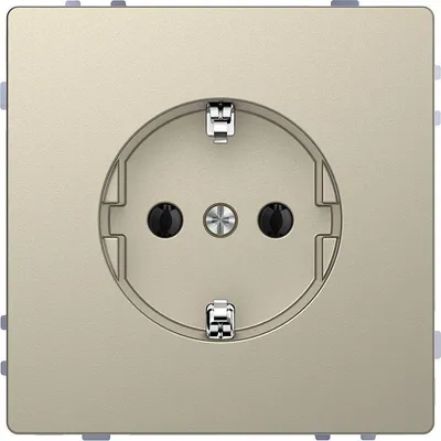 Produktbild von Merten MEG2301-6033 SCHUKO Steckdose Steckklemmen Sahara System Design