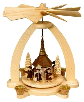 Produktbild von Tischpyramide - Kerzenpyramide Seiffener Kirche - Original Erzgebirge®