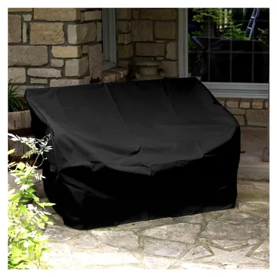 Produktbild von Gartenbankabdeckung Oxford Gewebe 134x66x89cm Wetterfeste Schutzhülle für Terrasse und Außenbereich