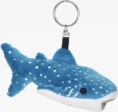 Produktbild von Schlüsselanhänger Plüschtier Walhai 15 cm,  Kuscheltiere Stofftiere Schlüsselring Hai Wal