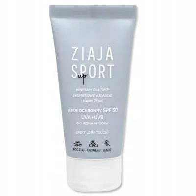 Obrázek produktu pro ZIAJA SPORT Krém na obličej s ochranným faktorem 50, UV ochrana, 50 ml