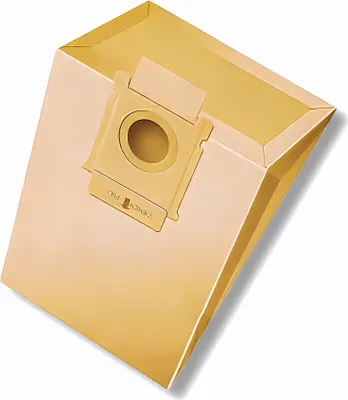 A single vacuum cleaner bag is shown against a white background.