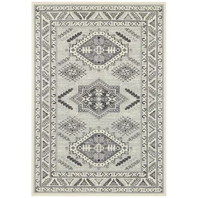 Zdjęcie produktu dla Klasyczny, tradycyjny kremowy dywan do salonu z miękkim włosem 120x170cm