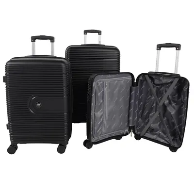 Produktbild von Reisekoffer Trolley Gepäck Set 3 tlg. Travel Rollkoffer Handgepäck schwarz