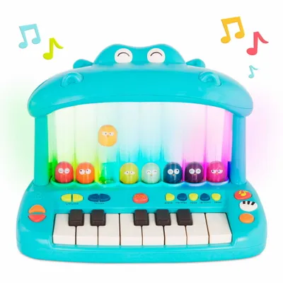 Produktbild von B.Toys Hippo Pop Play Piano - TASTATUR MIT SPRINGENDEN VÖGELN