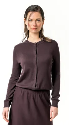 Produktbild von Damen-Strickjacke „Scara“ in Zinfandel von Living Crafts