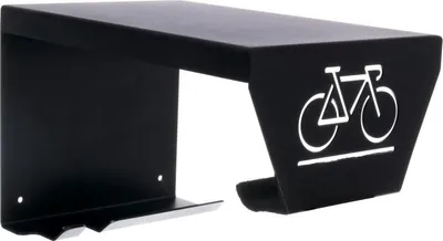 Produktbild von NAJDER Fahrradhalter und Wandzubehör, Design-Fahrradhalter, Fahrradaufbewahrungssystem, Wandmontage, Tragkraft 40 kg, Farbe: Tiefschwarz RAL 9005