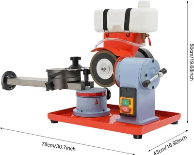 Produktbild von Elektrischer Sägeblattschärfer - Handschleifwerkzeug - 220 V Kupfermotor - Stahlkonstruktion - Rot