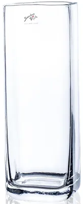 Produktbild von CUBE square vase - klar - 10x12x32cm - Glas