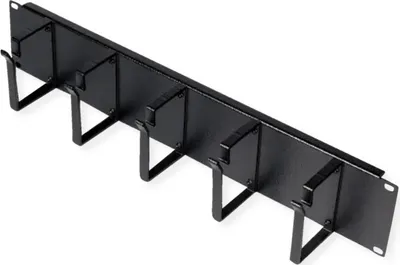 Produktbild von ROLINE 19-Zoll Rangierpanel 2 HE, 85x60mm schwarz