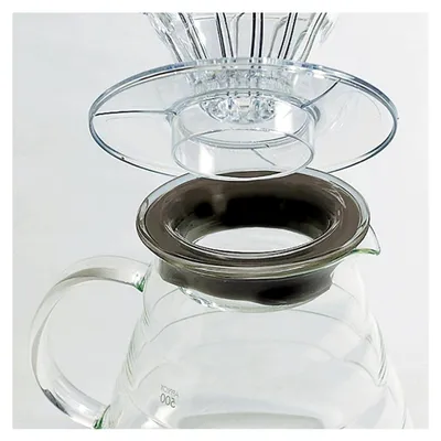 Produktbild von V60 Glas Kaffeekanne, 360ml, Transparent