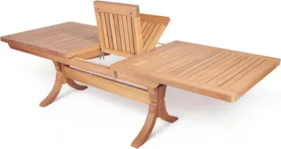 Obrázok produktu pre Skladací jedálenský stôl Záhradný stôl Drevený stôl Jedálenský stôl Stoly 200x100