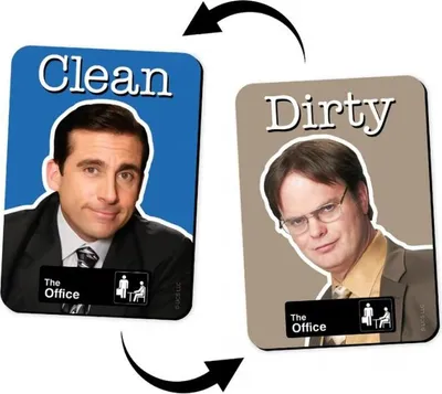 Produktbild von Das Büro: Clean Dirty Dishwasher Magnet
