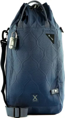 Image de pacsafe sac à épaule bandoulière sac de voyage Travelsafe X15 Anti-Theft Portable Safe Storm bleu