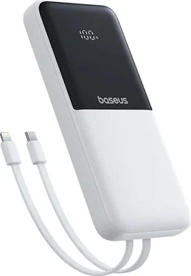 Immagine prodotto di BASEUS Powerbank 10000mAh 22,5W USB-C e USB-A con cavi integrati