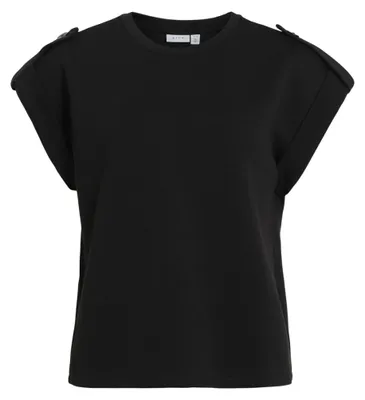 Productafbeelding van T-shirt met spaghettibandjes en ronde hals. | Maat M
