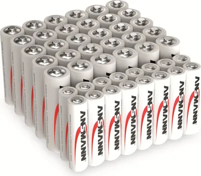 Produktbild von ANSMANN Batterie-Set, Alkaline, 46 Stück, 30x Mignon, 16x Micro