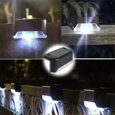 Produktbild von LED-Stufenleuchten 4–20er-Set, warmweiß, mit Bewegungsmelder, wasserdicht für Garten und Treppen