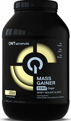 Produktbild von QNT Metapure Mass (1815g) Vanilla - Gewichtszunahme - Ohne Kreatin