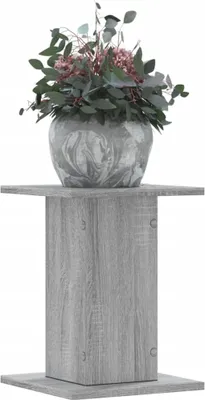 Produktbild von "2026 Promotion" Pflanzenständer - Hochbeet - 2 Stk. - Blumenkasten - Grau Sonoma 30x30x40 cm - Holzwerkstoff - Beete CC16537