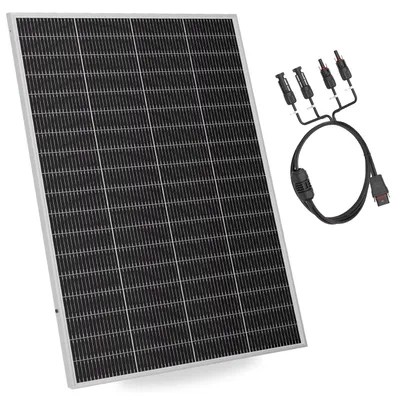 Produktbild von SUNSHARE Ray Lite Solarmodul 200 W – Kompaktes N-TOPCon PV-Modul mit hoher Effizienz Zubehör: + PV zu MC4 Adapterkabel