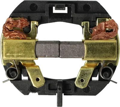 Produktbild von vhbw 2x Kohlebürste 45 x 35 x 11 mm kompatibel mit Dewalt DC727K, DC727C, DC330, DC731K, DC730K, DC721, DC720, DC725K, DC725, DC722 Bohrschrauber