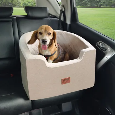 Image de Siège de voiture pour chiens Siège de voiture pour chiens 560x508x410mm 25kg Marron