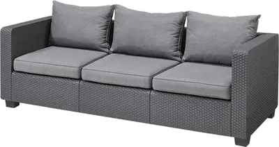 Produktbild von Salta Lounge 3-Sitzer-Sofa Graphitgrau