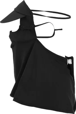 Produktbild von Vollgesichtsmaske mit verstellbarem 11,81" Winddichtem Gesichtsschutz Sonnenschutz Schwarz