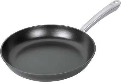 Imagen del producto de Silecomplaza, sartén Provence de 28 cm, de hierro fundido esmaltado, color negro
