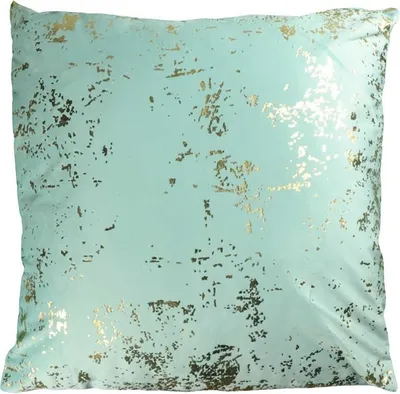 Produktbild von Kissenhülle, Kissenbezug METALLIC 45x45cm blue haze hellblau LEMETEX WA