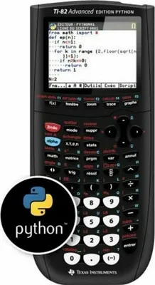 Immagine prodotto di Calcolatrice grafica TI-82 Advanced Python Edition Texas Instruments