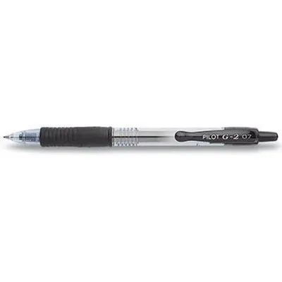 Image de Pilot BL-G2-7-B Stylo à encre gel G2-7 - 0,4 mm, noir (indélébile)