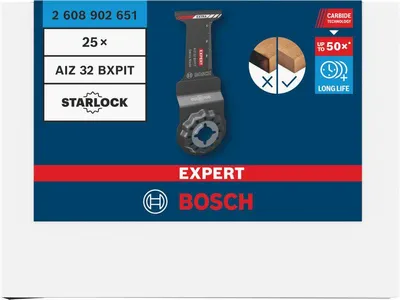 Produktbild von EXPERT AIZ 32 BXPIT WoodMax Tauchsägeblatt, 45 x 32 mm, 25-tlg